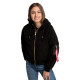 Alpha Industries Γυναικείο μπουφάν MA-1 Oversized Hooded Teddy Bomber Jacket